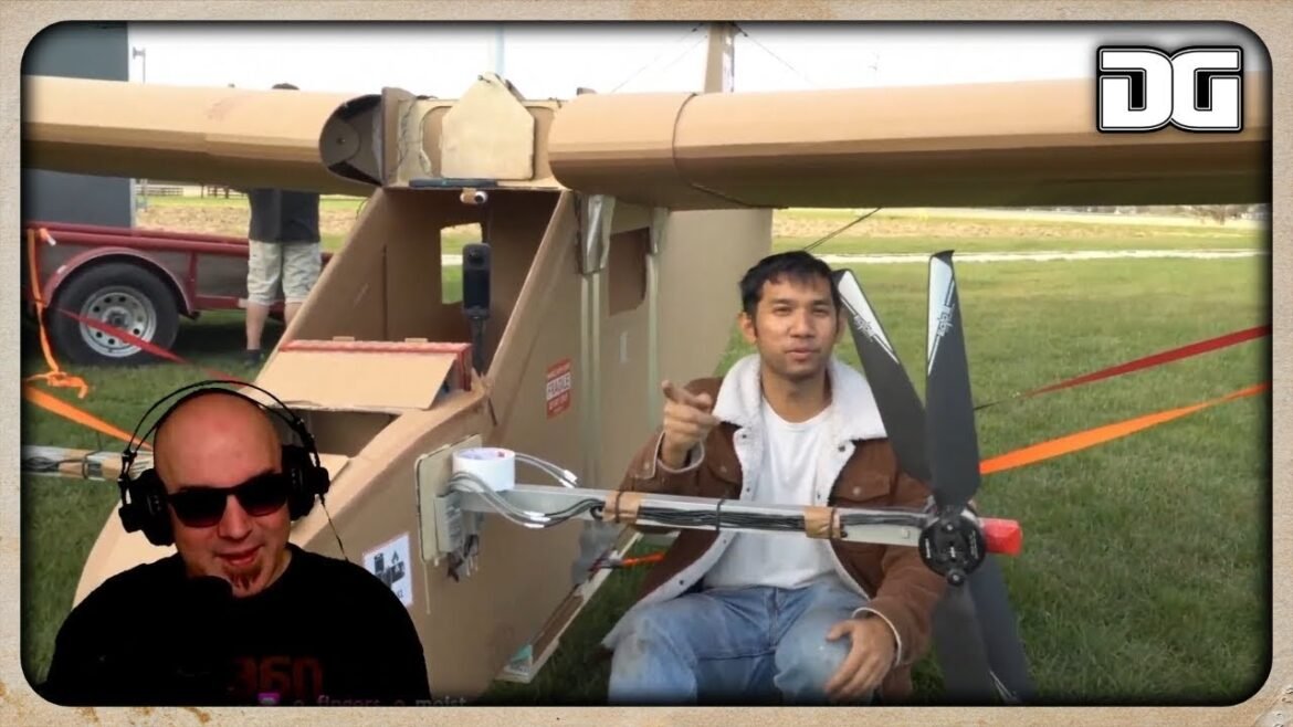 Will a CARDBOARD Airplane Fly?!
