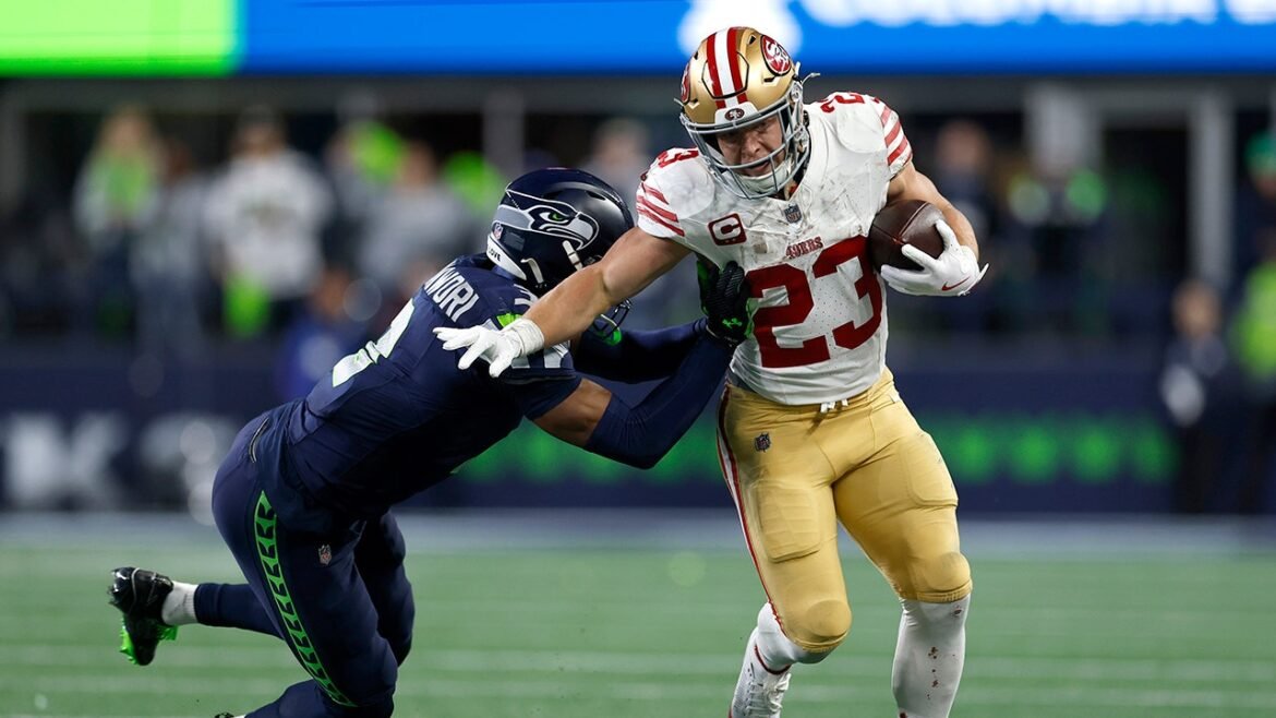 49ers' Christian McCaffrey, Brock Purdy praise Seahawks before Super Bowl