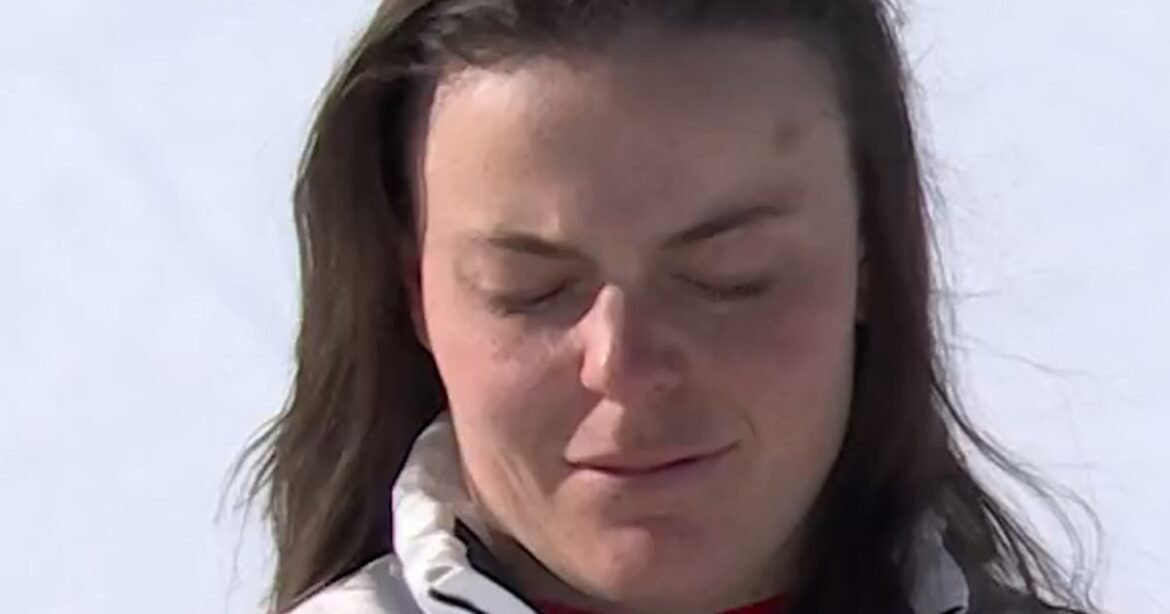 Breezy Johnson wins first U.S. gold, revels in anthem