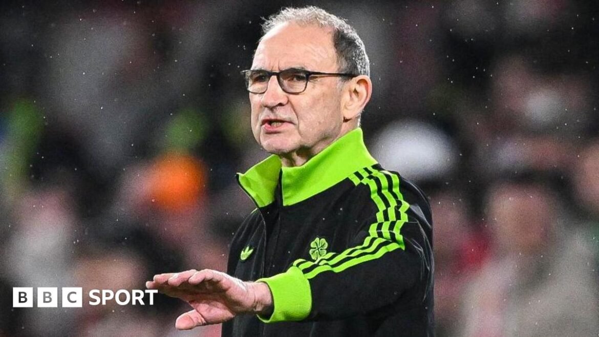 Celtic manager Martin O'Neill