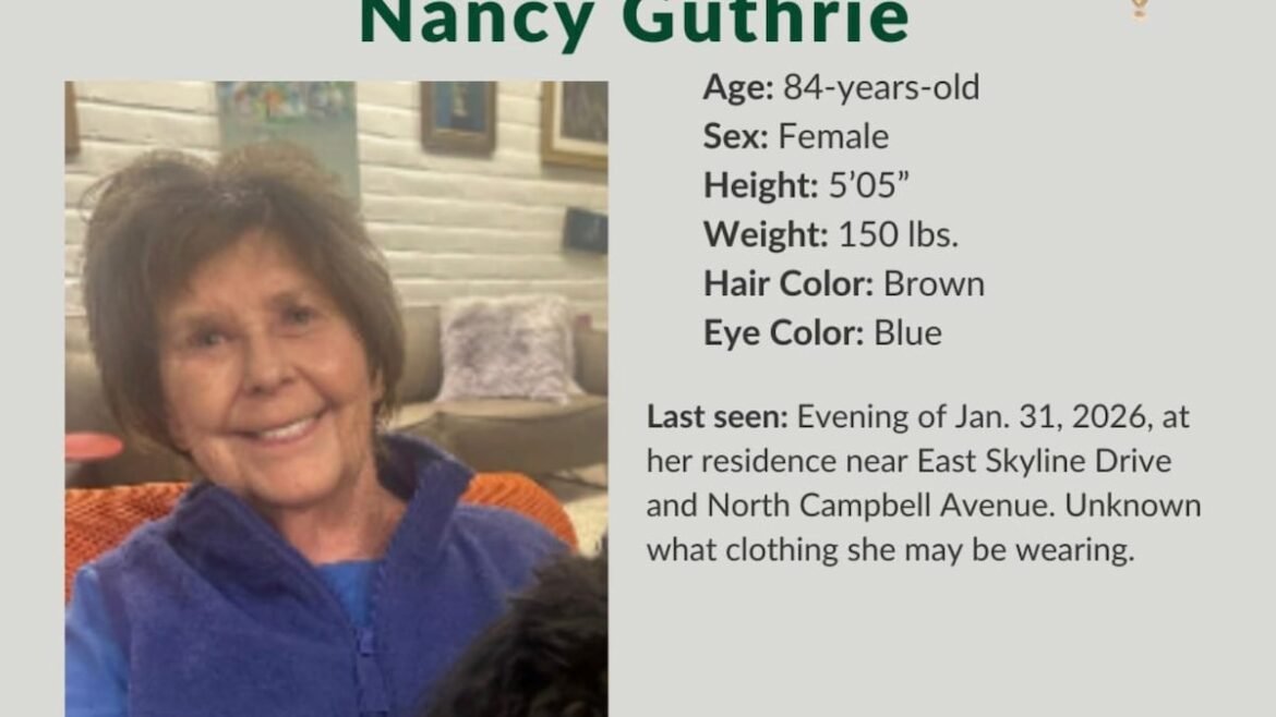 Cops search for ‘Today’ show host Savannah Guthrie’s missing 84-year-old mom
