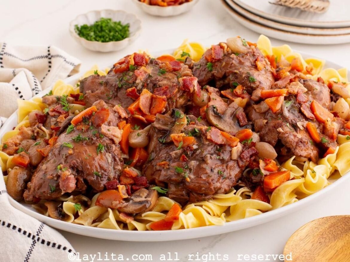 Coq au Vin (Chicken in Red Wine) – Laylita's Recipes