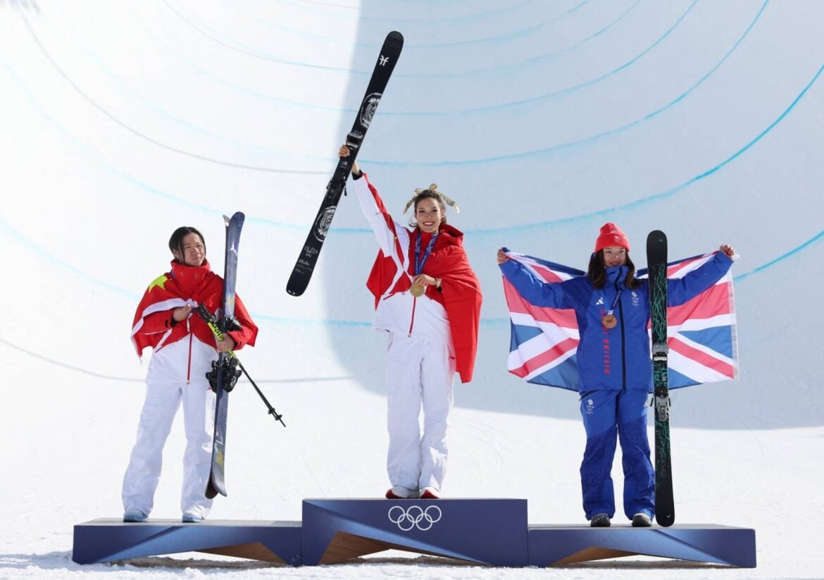 Eileen Gu wins Olympic gold in women's freeski halfpipe