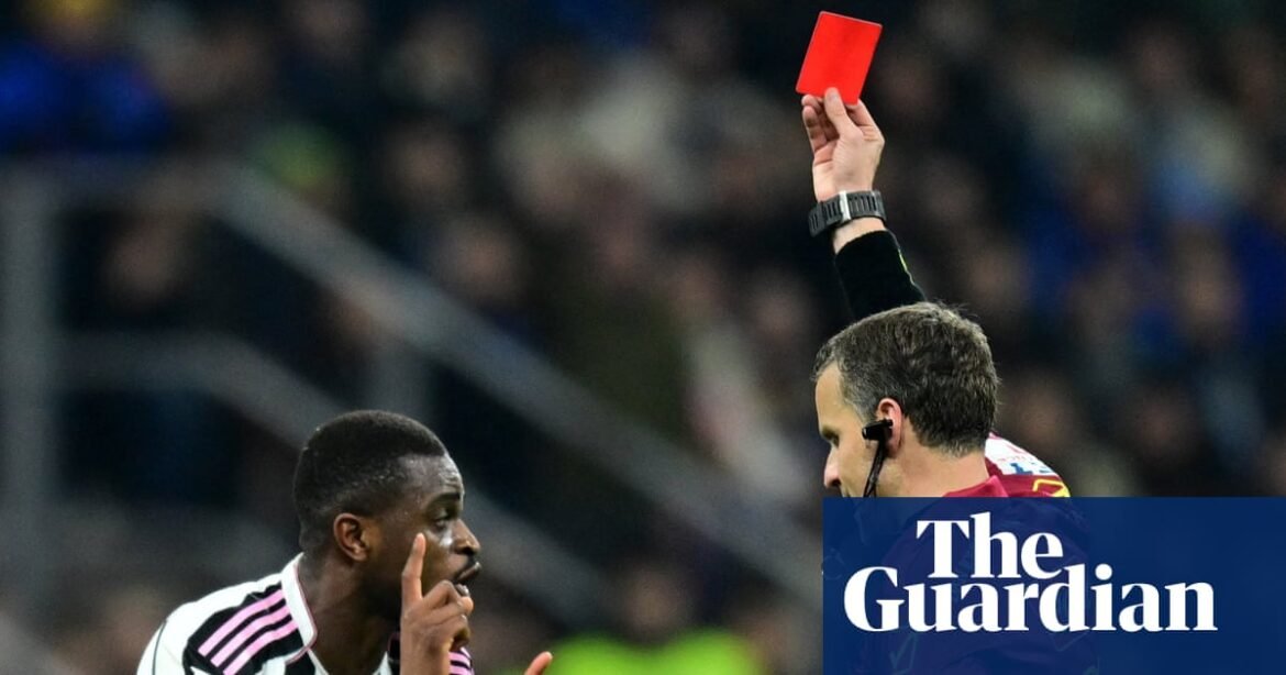 European football: Serie A referees’ chief apologises after controversial Kalulu red card | European club football