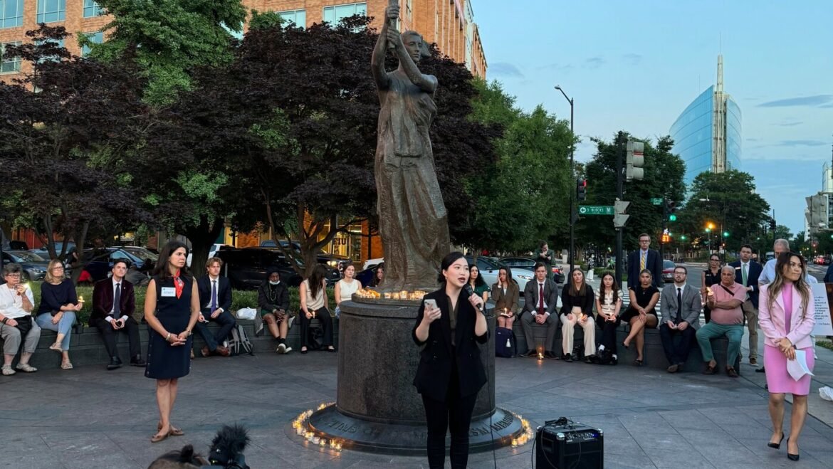 Father of US-based Hong Kong activist convicted under national security law : NPR