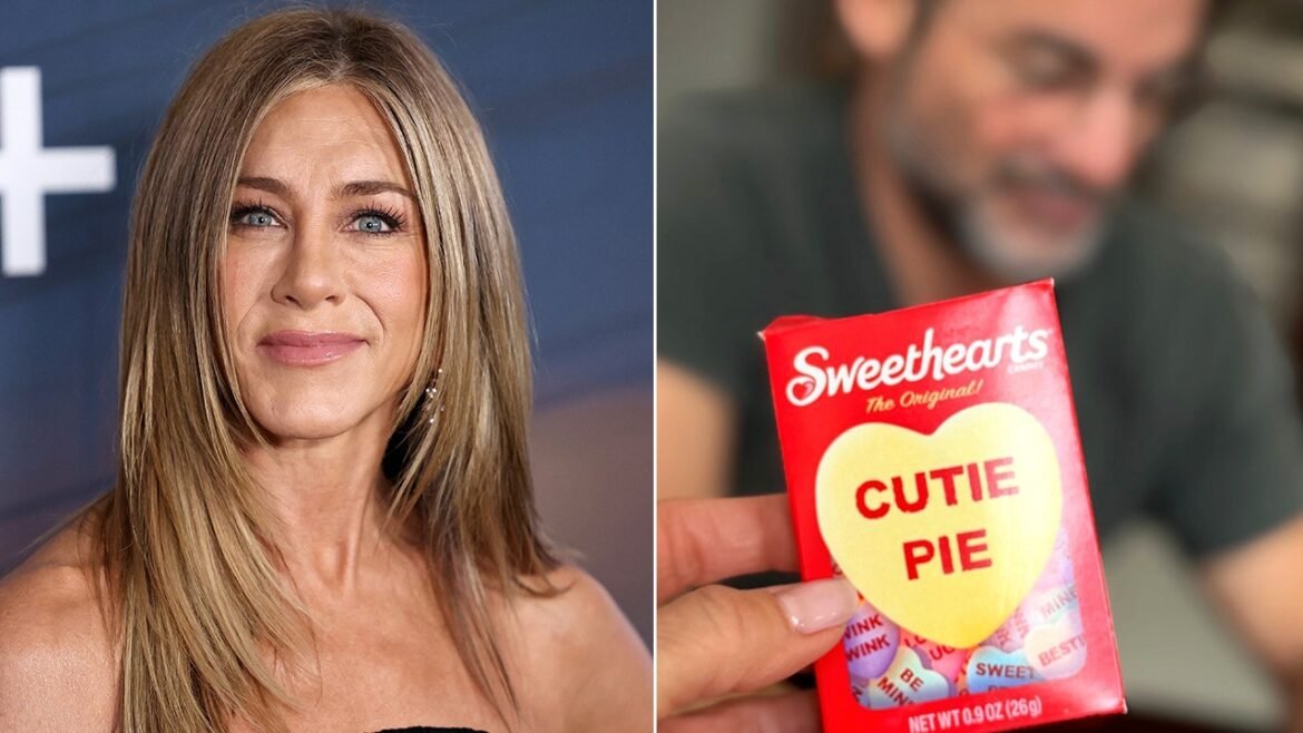 Jennifer Aniston shares Valentine's day moment with boyfriend Jim Curtis