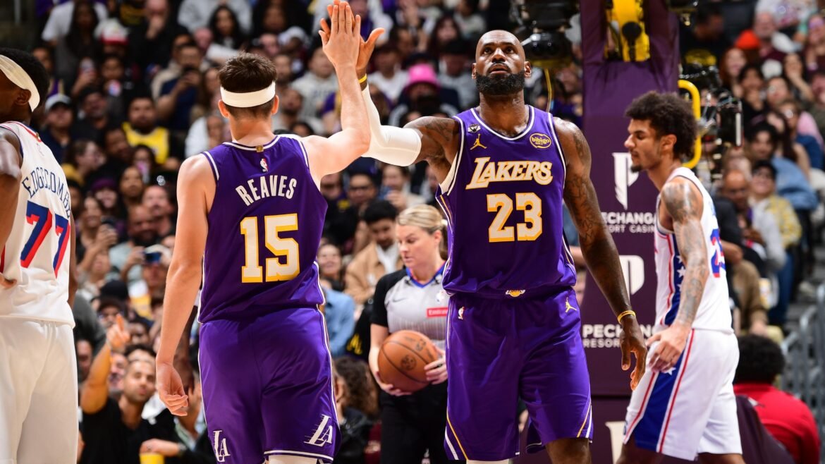 LeBron, Reaves Impress Fans as Lakers Beat Joel Embiid, 76ers amid Luka Doncic Injury