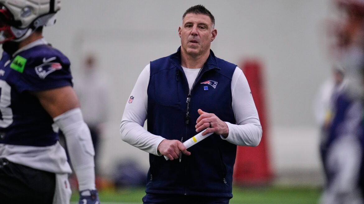 Mike Vrabel's Prep for Bad Bunny Super Bowl Halftime Show During Patriots' Practice Revealed