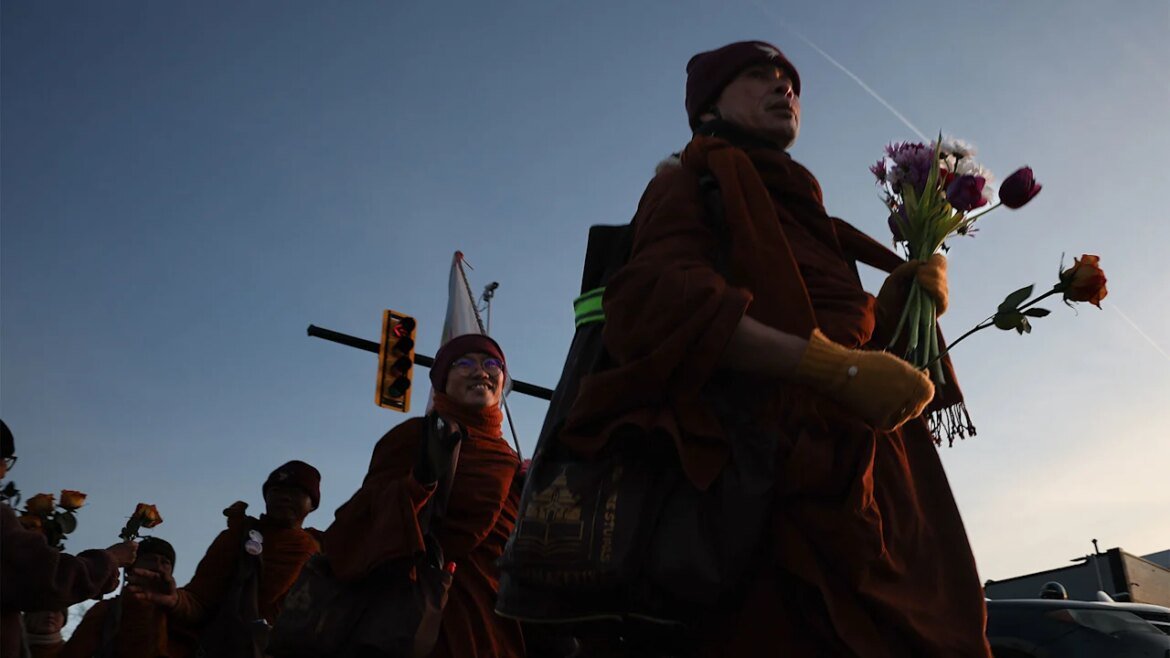 Monks arrive in D.C. after their cross-country walk for peace. Here’s what they have planned next