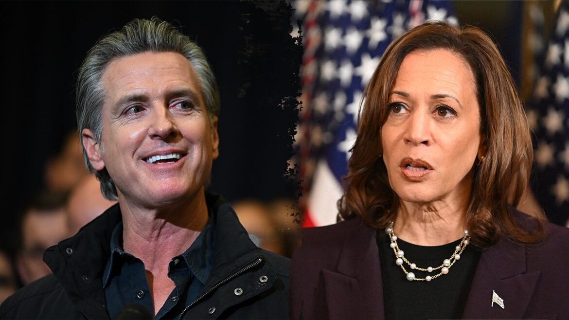 Newsom stays vague on potential 2028 presidential race against Harris