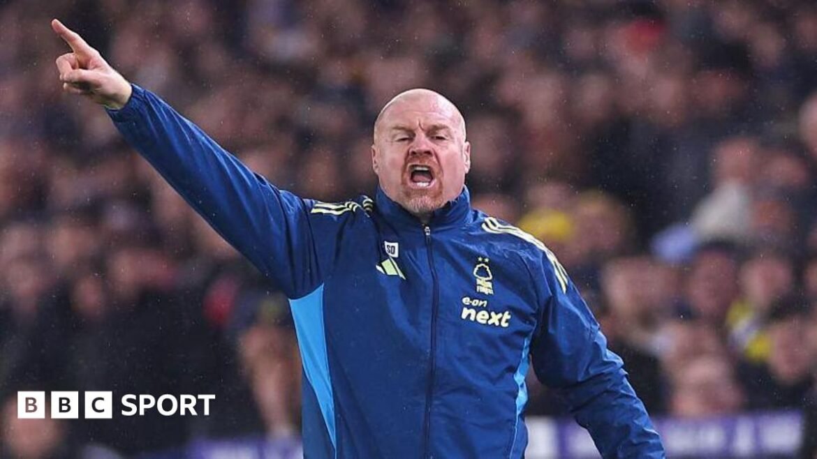 Sean Dyche reacts during the draw with Wolverhampton Wanderers