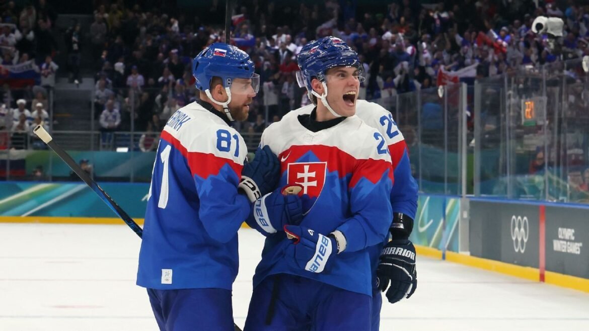 Slovakia upsets Finland 4-1 to open Olympic men's hockey