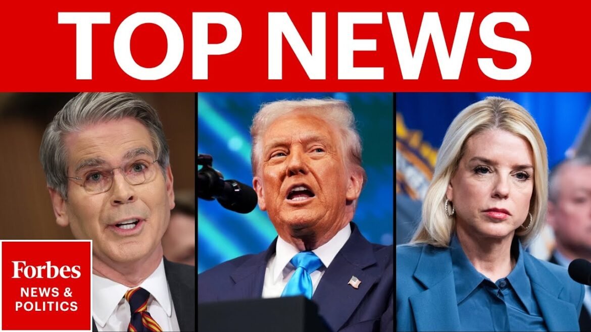 TOP NEWS: Bessent Testifies, Trump Prayer Breakfast, DOJ 2012 Benghazi Attack Arrest | Forbes News