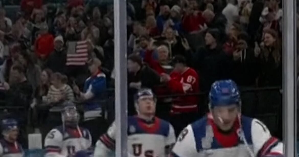 Team USA men's hockey beats Latvia during opening game