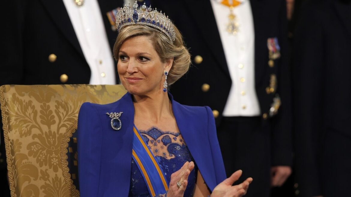 The Story Behind Queen Máxima’s Most Dazzling Tiara, With 33 Sapphires and Over 600 Diamonds