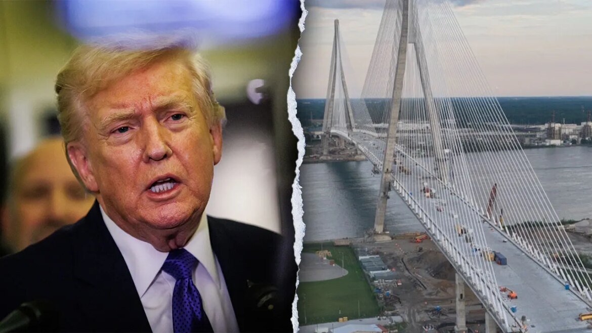 Trump threatens to block US-Canada bridge over trade dispute