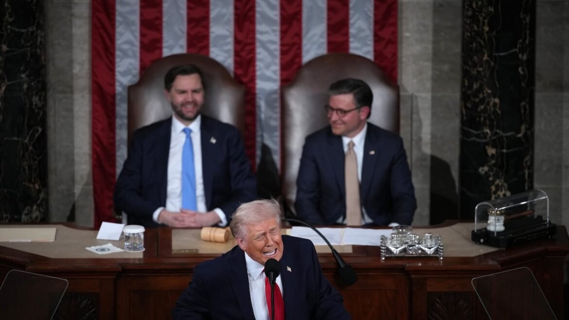 Trump uses longest-ever State of the Union to try to convince voters that US is ‘winning so much’