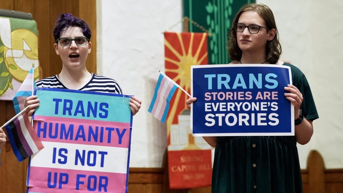 Trump’s HHS lauds plastic surgeons’ statement on care for transgender minors : NPR