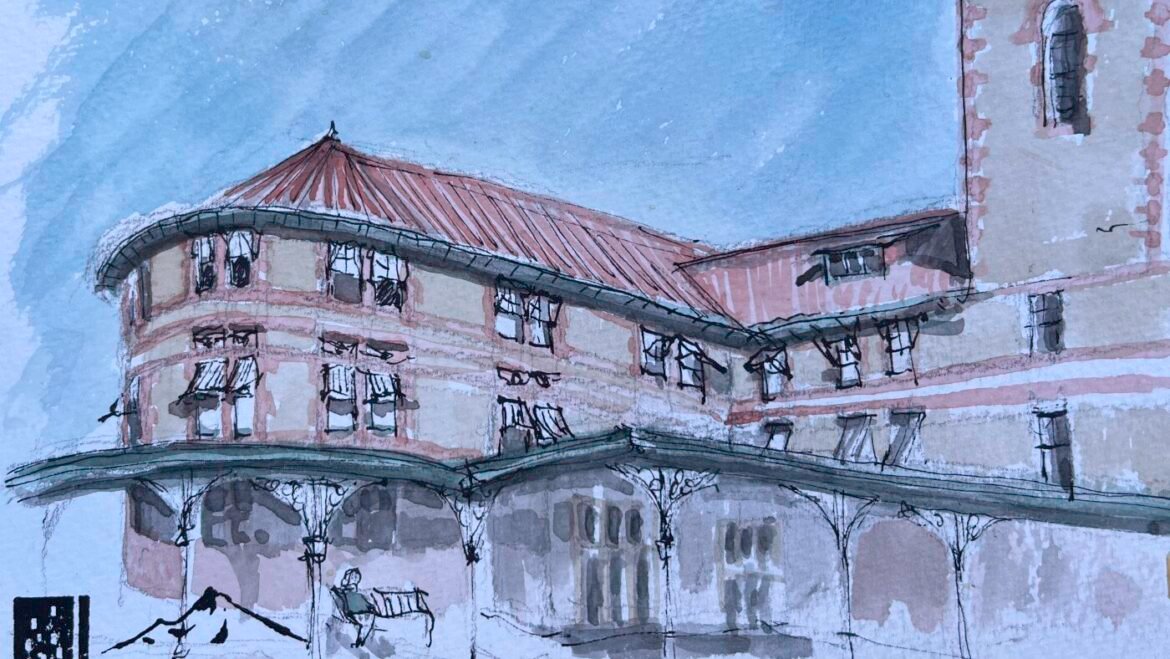 Urban sketchers turn cityscapes into art : NPR