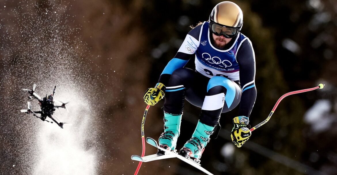 Winter Olympics Photo of the Day: Drone Chase