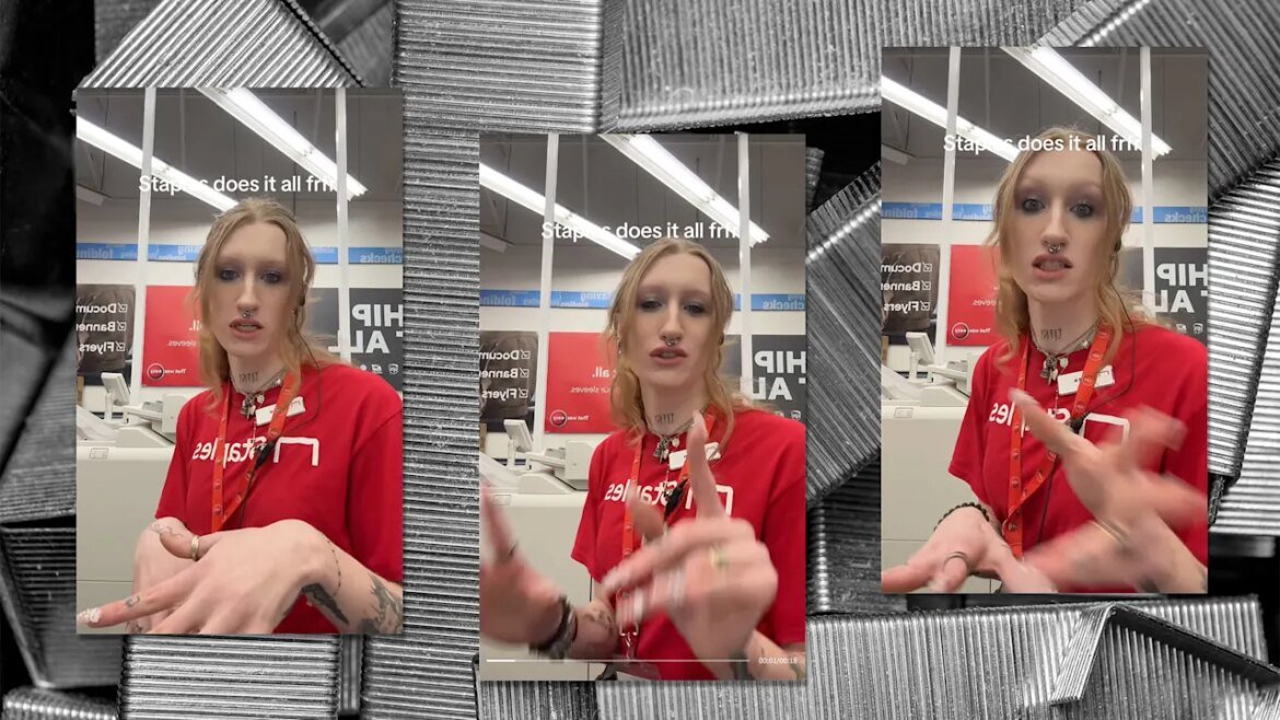 ‘Staples Baddie’ went viral. Here’s what the retailer is doing about its Gen Z employee’s internet fame
