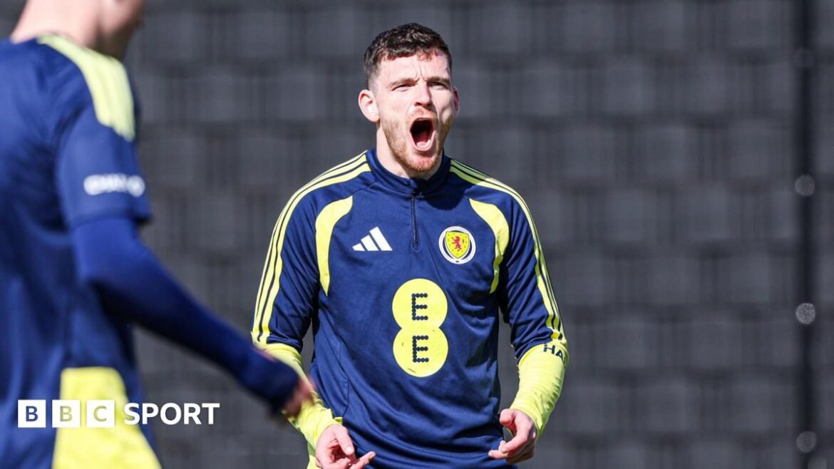 Scotland captain Andy Robertson