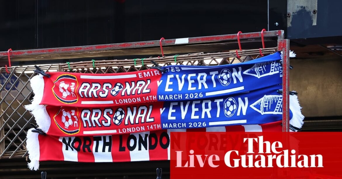 Arsenal v Everton: Premier League – live | Premier League