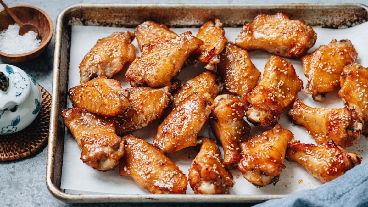 Baked Chinese Honey Soy Chicken Wings (蜂蜜鸡翅)