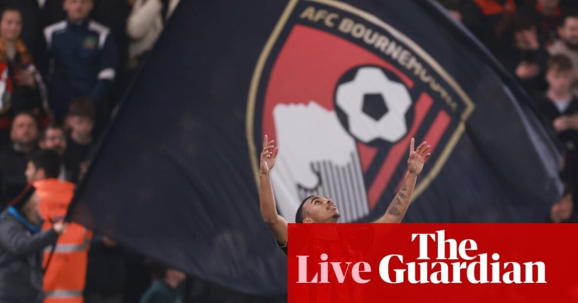 Bournemouth v Manchester United: Premier League – live | Premier League