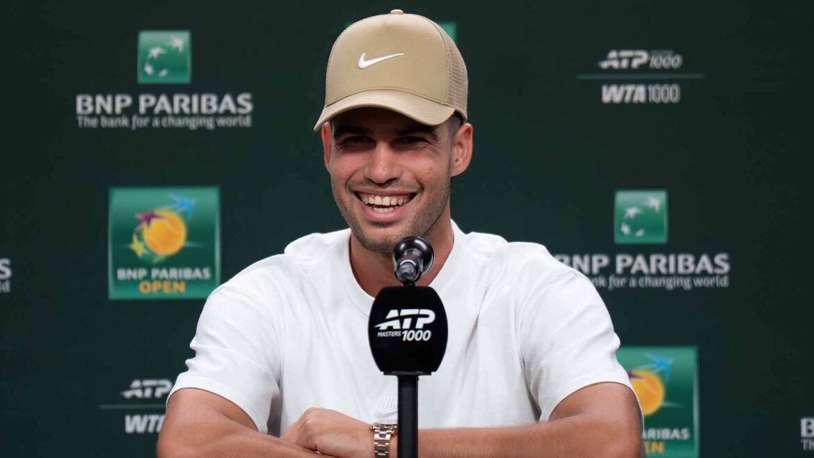 Carlos Alcaraz is the top seed at the BNP Paribas Open.