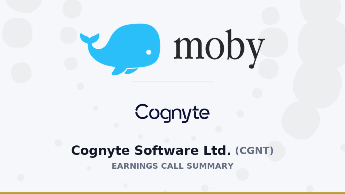 Cognyte Software Ltd. Q4 2026 Earnings Call Summary