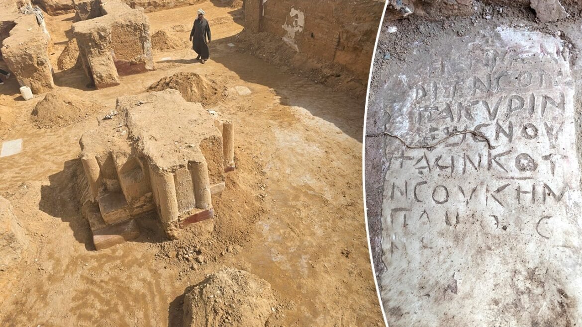Egyptian archaeologists uncover 5th-century Coptic...