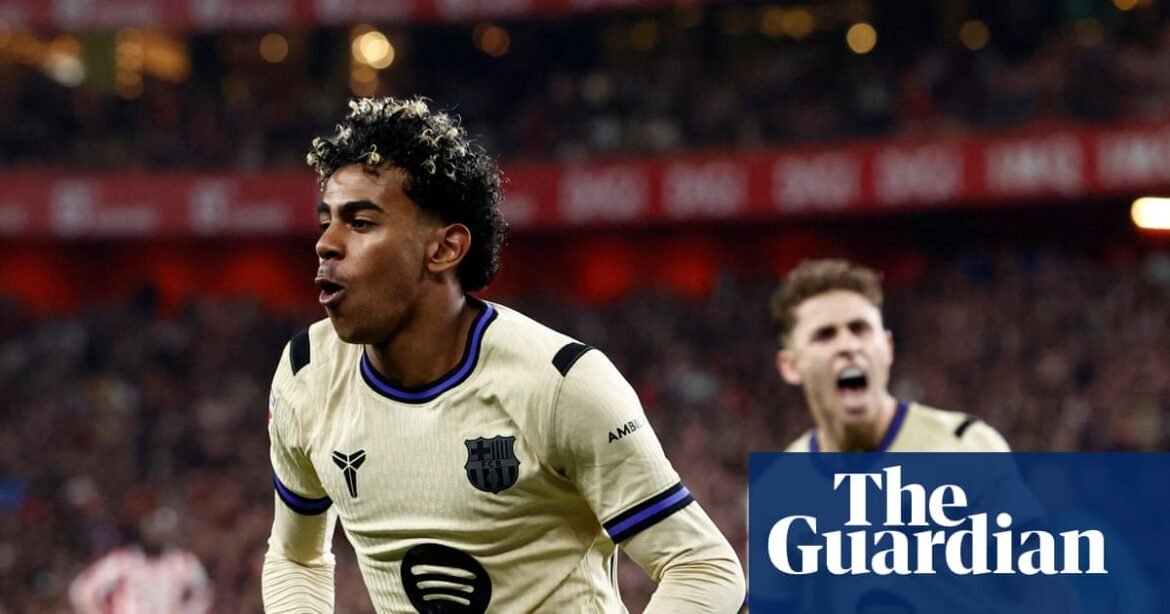 European football: Lamine Yamal restores Barcelona lead at top with winner at Athletic Bilbao | Borussia Dortmund