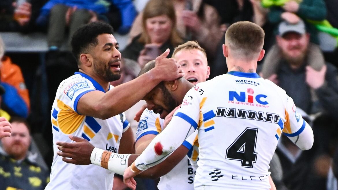Leeds Rhinos 26-22 Warrington Wolves: Maika Sivo hat-trick guides Leeds to hard-fought victory as Wolves suffer first loss of Super League season | Rugby League News