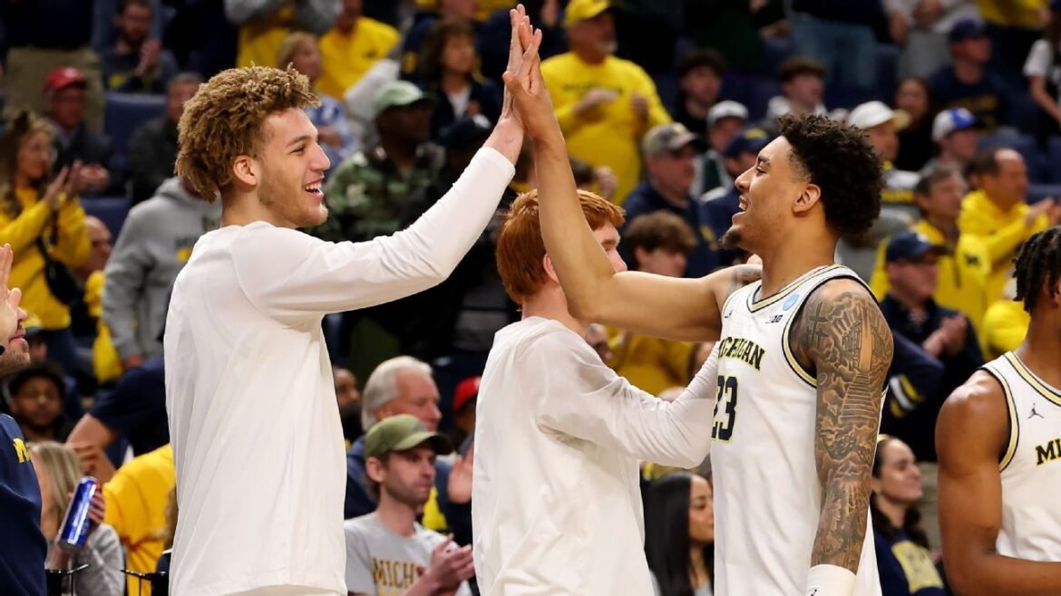 Lendeborg's 25 powers Michigan past Saint Louis and into Sweet 16