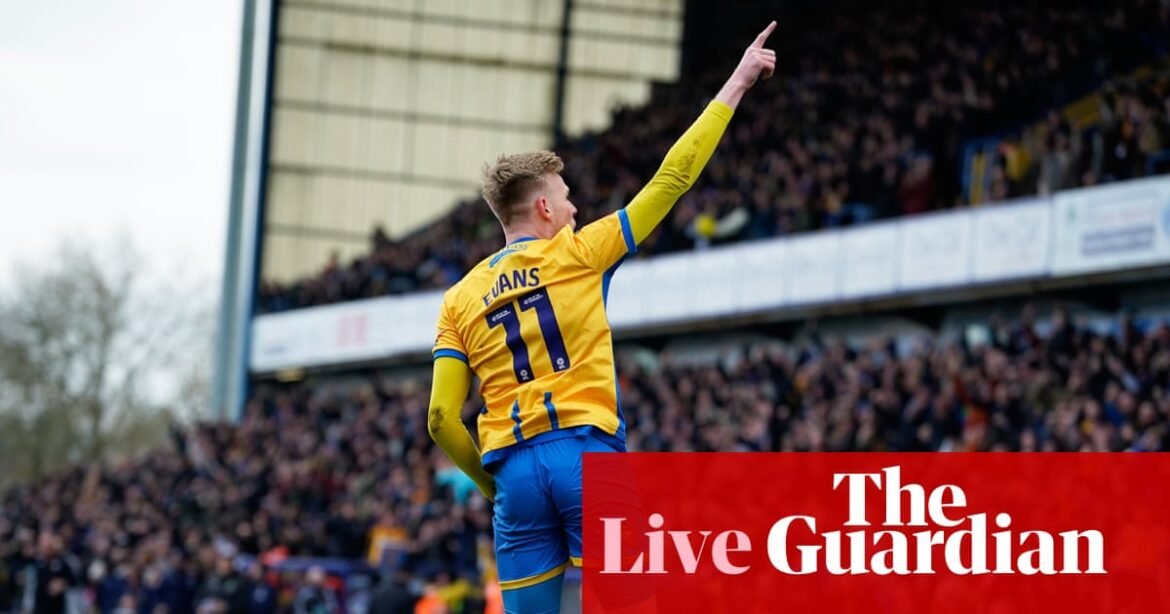 Mansfield v Arsenal: FA Cup fifth round – live | FA Cup