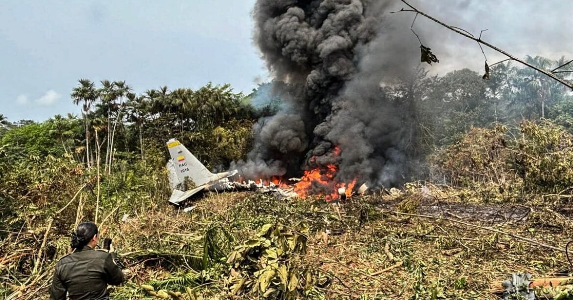 Military plane crash in southwestern Colombia kills at least 66 people and injures dozens