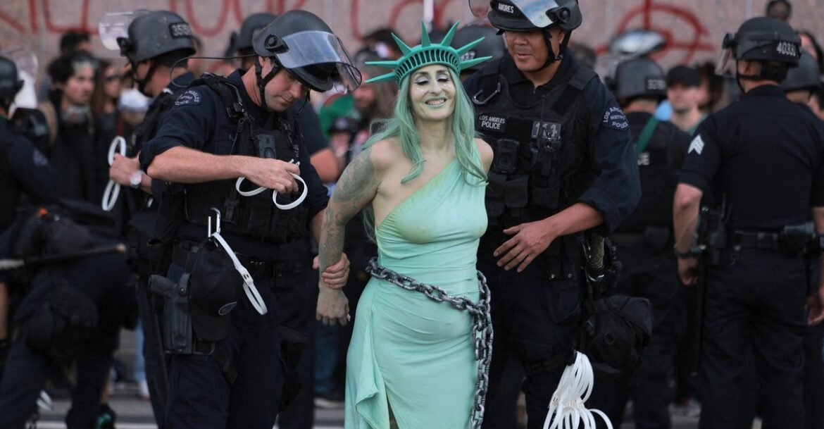 Photos From the Third Nationwide ‘No Kings’ Protest