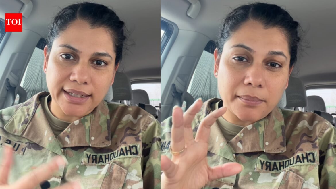 Shilpa Chaudhary: Indian-origin US Army soldier Shilpa Chaudhary sparks debate: ‘Why are Indians protesting for Iran’s leader?’ | World News