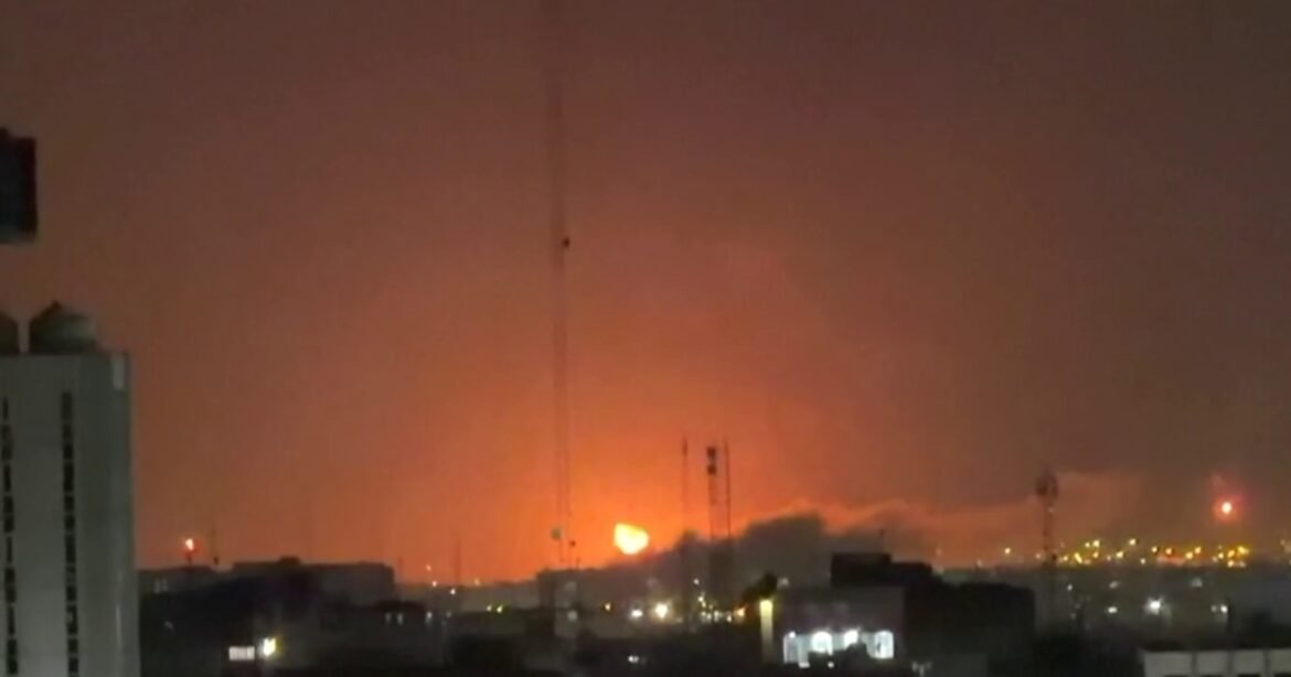 Skies above Tehran 'turning orange' amid U.S. strikes