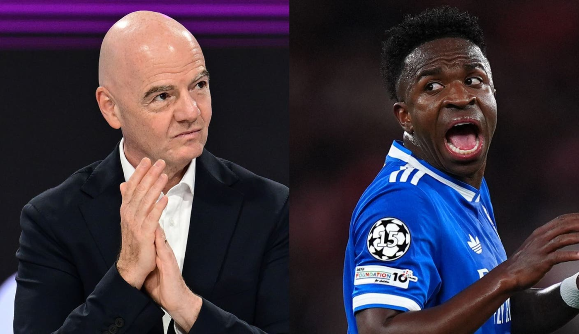 The 'Vinicius Rule'? FIFA President Gianni Infantino Suggests Red Cards For Mouth Covering