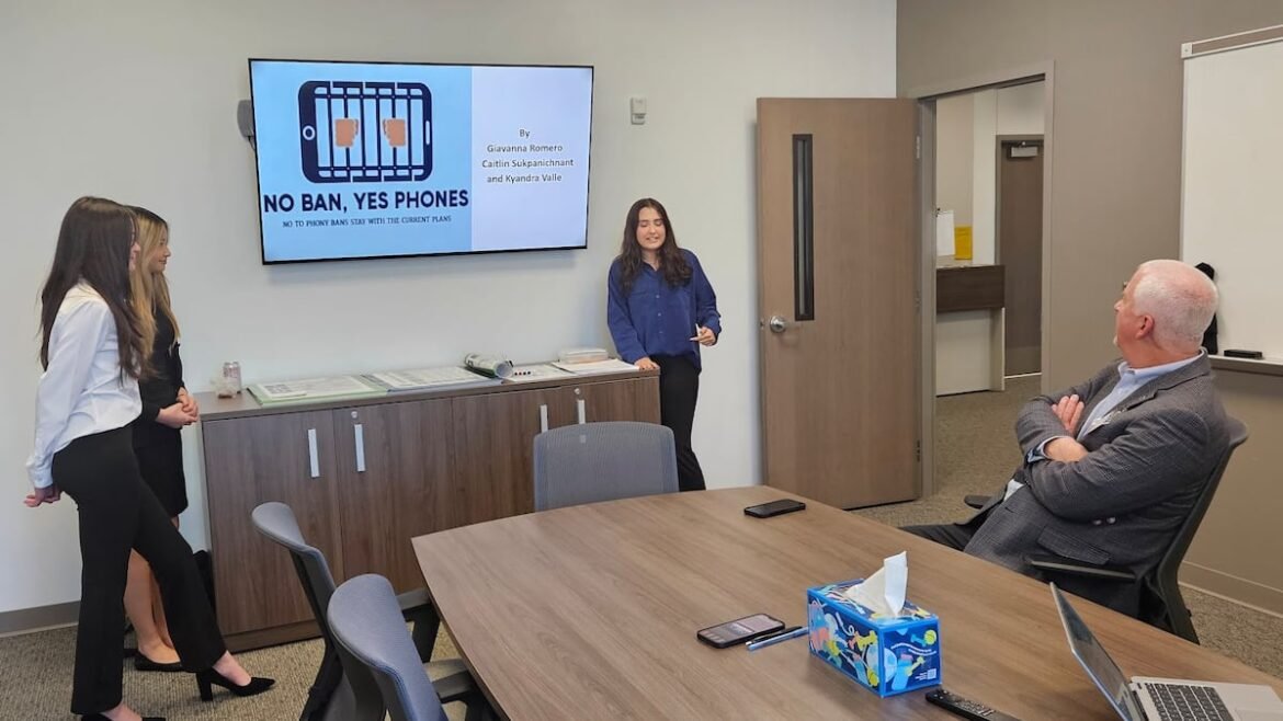 These students opposed cellphone restrictions. They still see problems