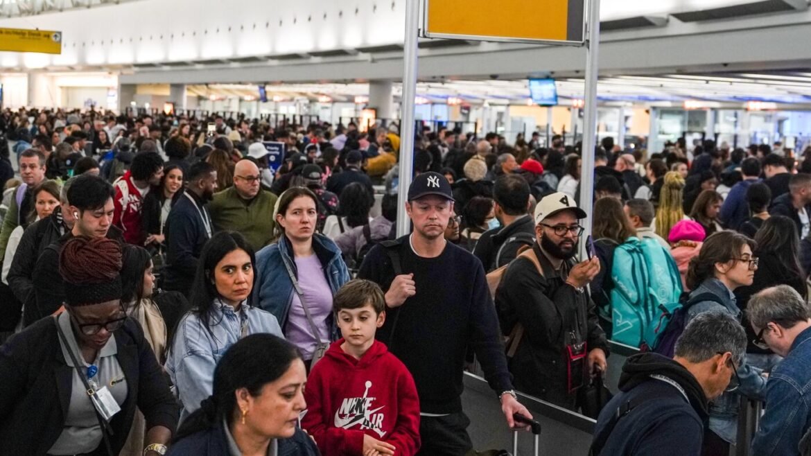 Travelers are facing the longest TSA wait times in history : NPR