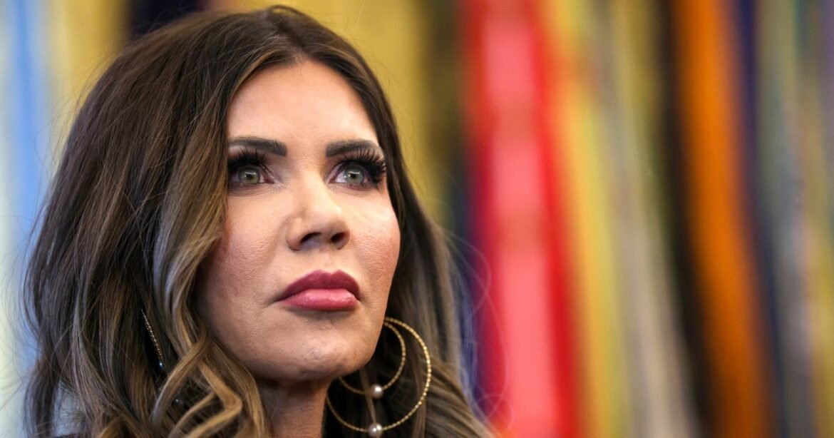 Trump says Kristi Noem is stepping down as homeland security secretary