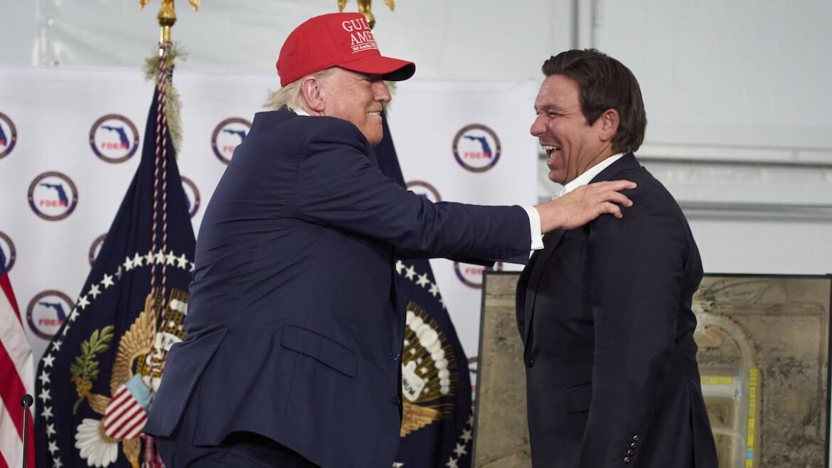 Trump says he’d consider hiring DeSantis next year: ‘He’s doing a good job’