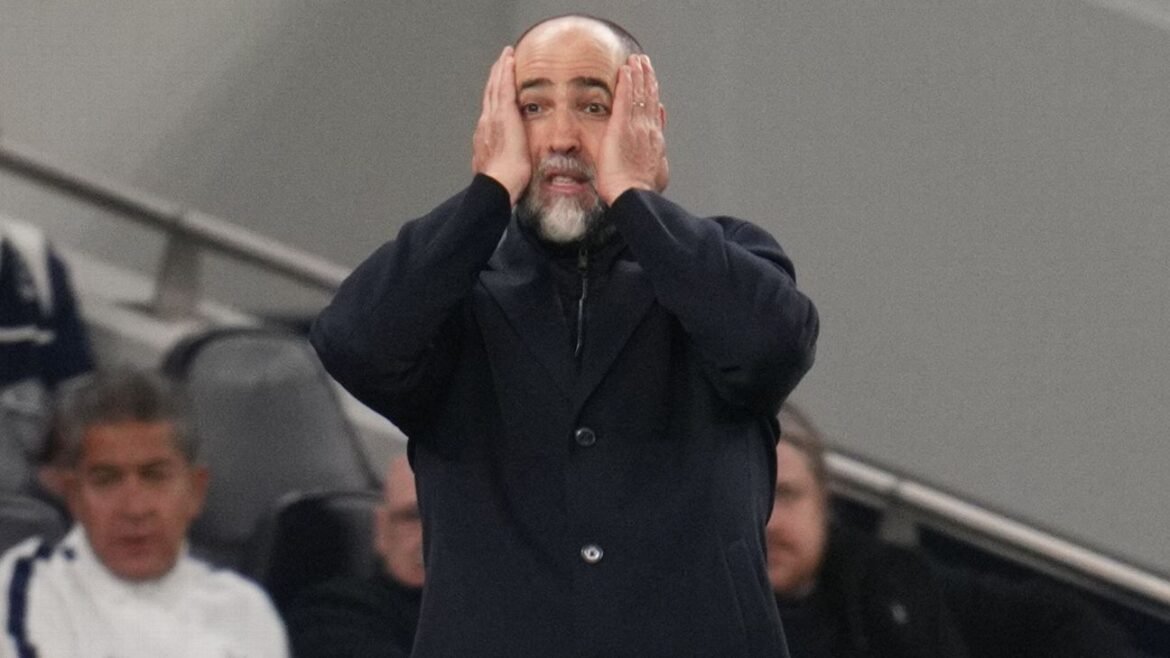 Tudor's disastrous six-week stint leaves Spurs closer to relegation