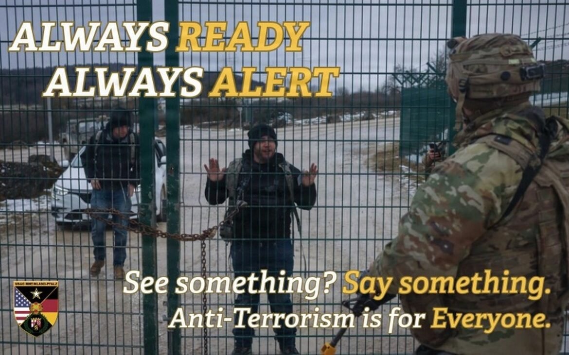 USAG-Rheinland Pfalz reminds community to remain vigilant, reinforces anti-terrorism security | Article