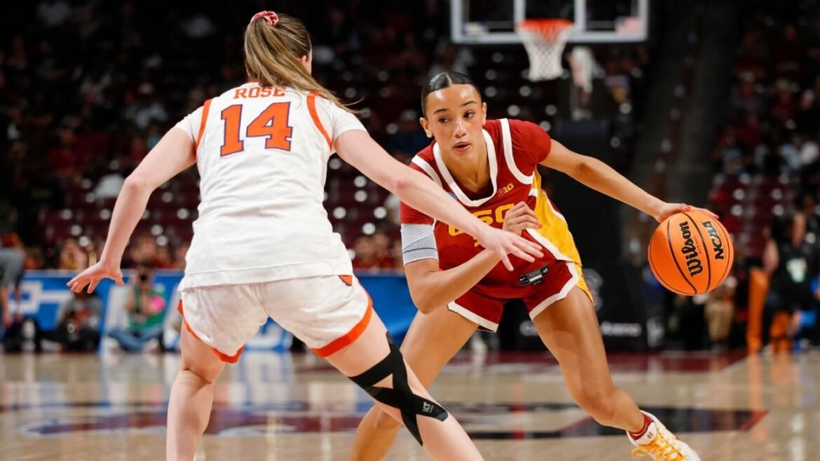 USC outlasts Clemson in wild finish at women's NCAA tournament