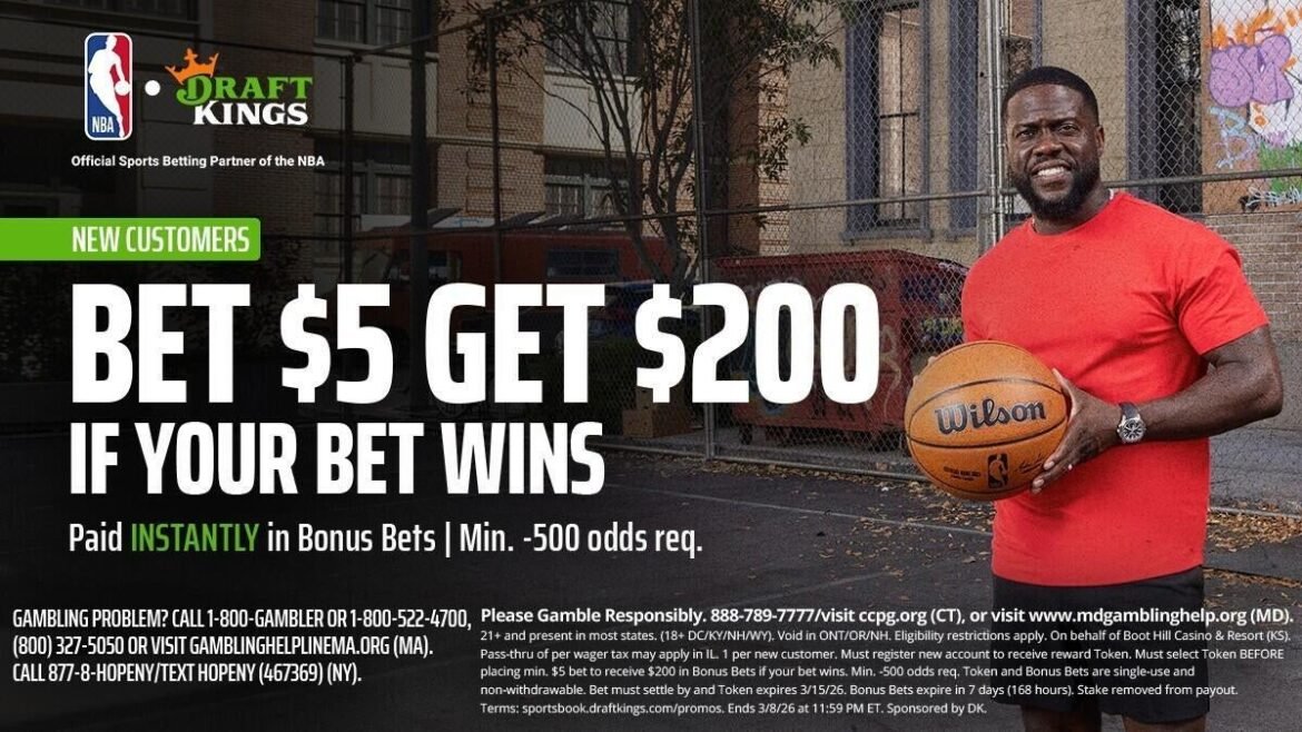 Use DraftKings promo code to get $200 bonus bets by targeting Duke-North Carolina, Thunder-Warriors, UFC 326