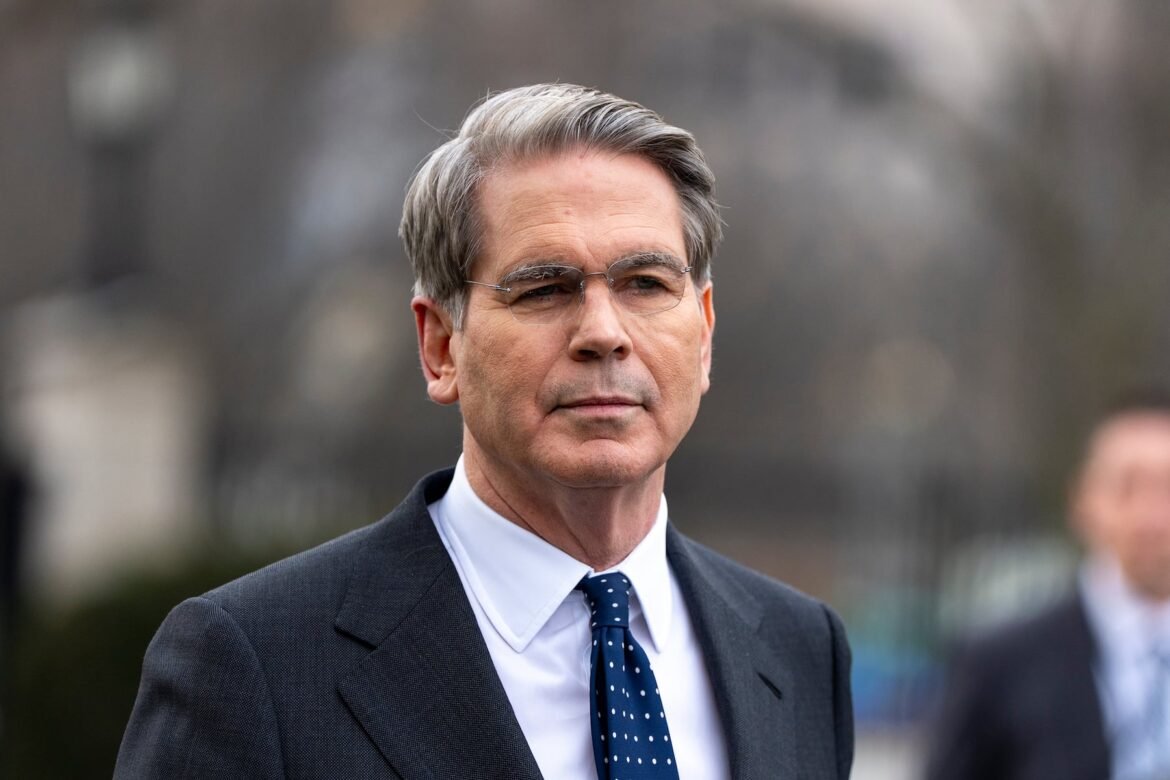 Treasury Secretary Scott Bessent was called to the Situation Room during the middle of an interview. (AP Photo/Alex Brandon)